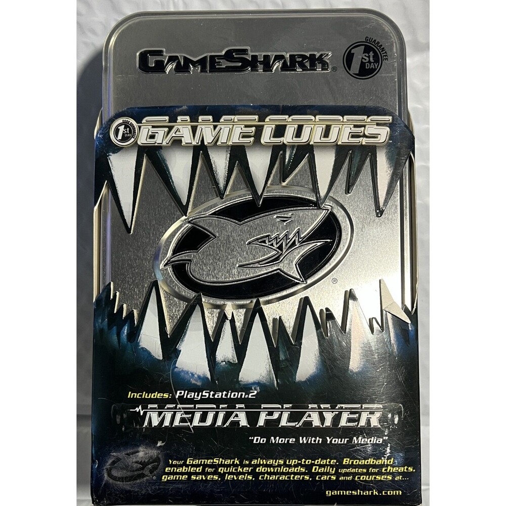 Gameshark 2 - Game Codes with Media Player Software  [PS2] 728658000271 * NEW